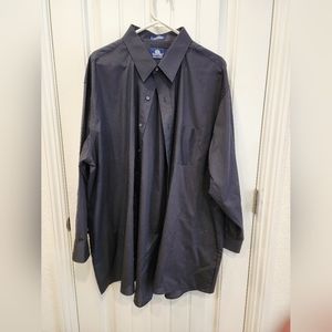 Stafford big & tall men's long sleeve dress shirt, size 19/35